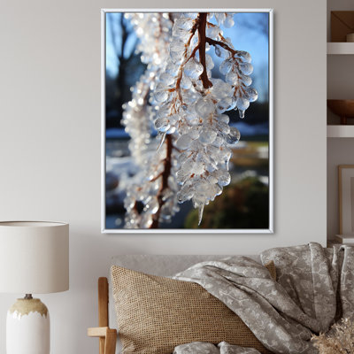 «Icy Tree in Winter II», reproduction sur toile