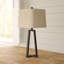 Lampe trépied en métal Dunaway