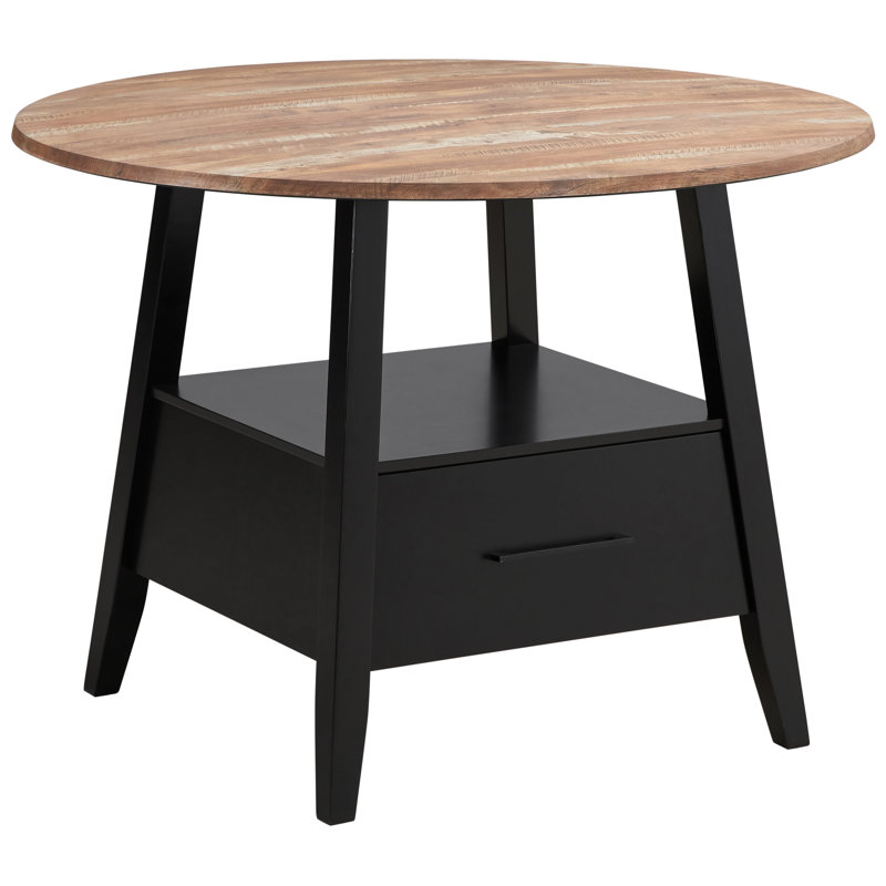 Arnya Round 50-inch Counter Height Dining Table Yukon Oak