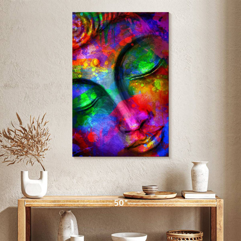 Buddha Color, 39" H x 26" W