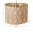 Bamboo Organic Shaped Pendant Lamp With Printed Pattern