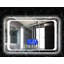 Donatello Rectangle Metal Lighted Mirror