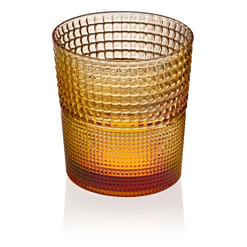 Speedy Drinking Glass, Amber