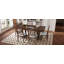Ensemble de table de salle à manger 7 pièces, table extensible avec rallonge de 18 po et 6 chaises rembourrées-147541432-147541436