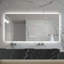Miroir de salle de bain à DEL avec fonction désembuage-111059865