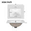 Meuble-lavabo autoportant avec lavabo, portes à fermeture en douceur et tiroir-118028002