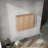 Bathroom Side Cabinet, 3-Soft Close Doors, Float Mounting Design, 12*3(KD-Packing)-423083586