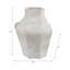 Sagebrook Home 20" Delrio Large Porcelain Vase, Gray-1955292725