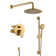 Calliope Wall Mounted 2-Function Retro Pressure-Balanced Shower System with 3 Setting Handheld