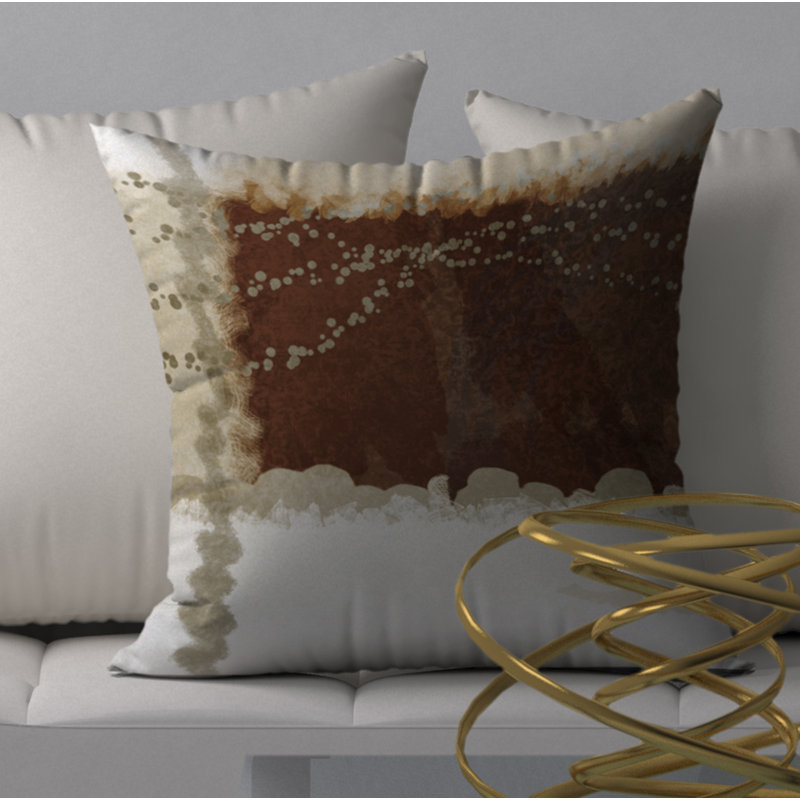 Housse de coussin carrée décorative flair, 20 po X 20 po