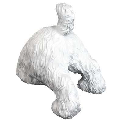 Highland Terrier Digging Dog Statue