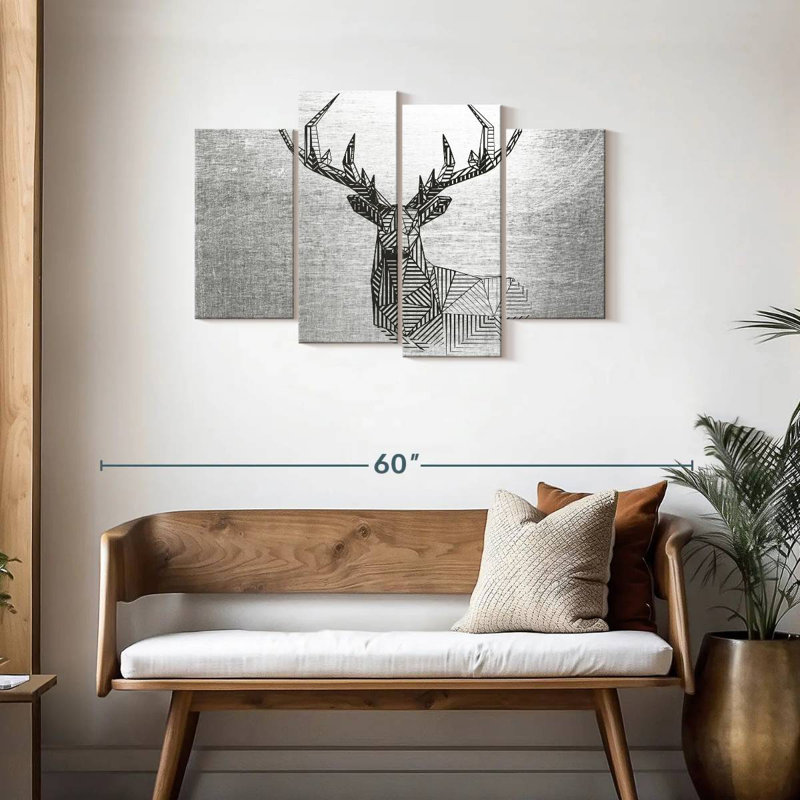 Cerf Brampt, H 27 po x l 43 po