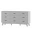 Commode 9 tiroirs large moderne avec base robuste en forme de X-964880181