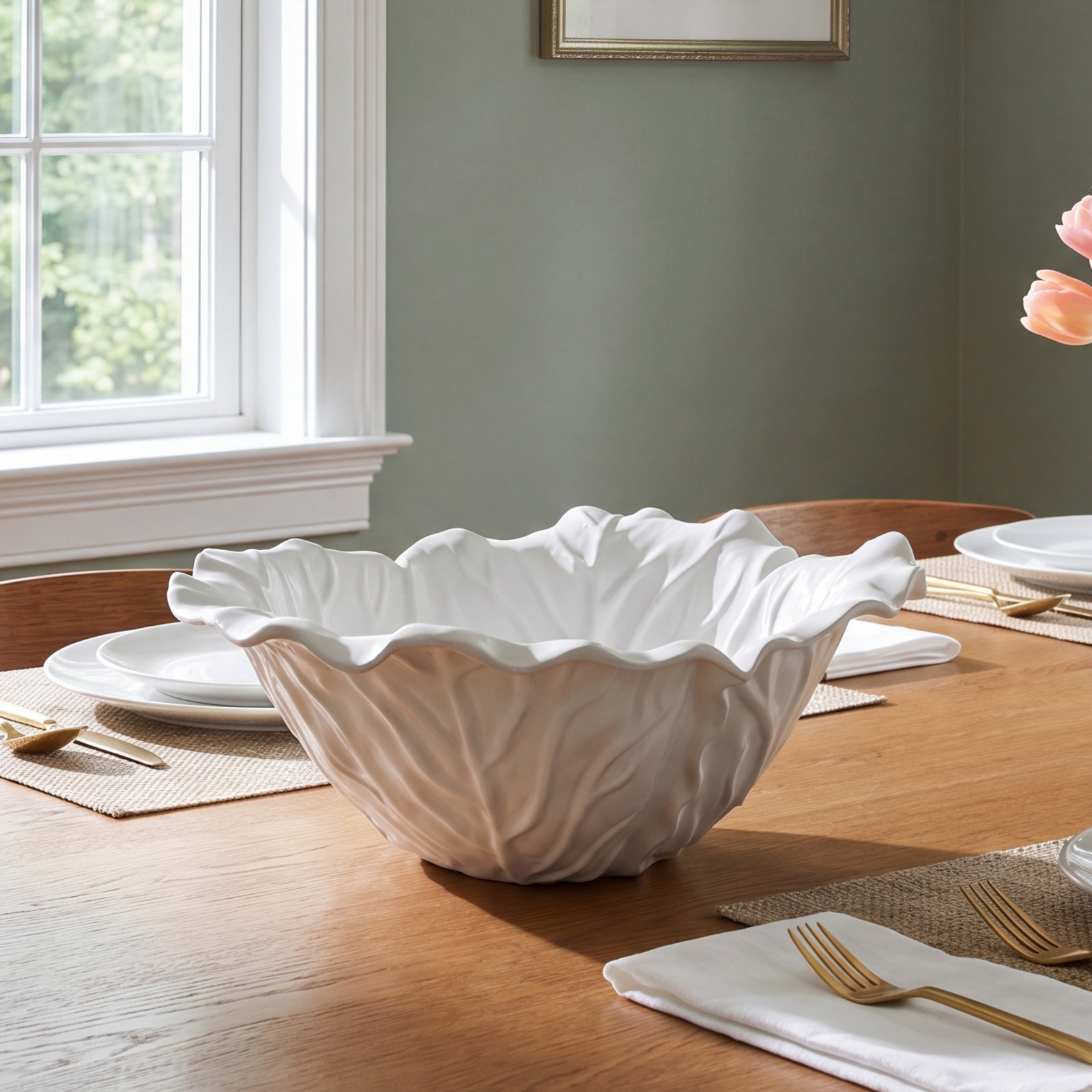 Vida Melamine Serving Bowl
