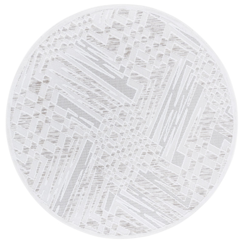 Tapis abstrait Sharilyn Performance, Carré 6 pi 7 po