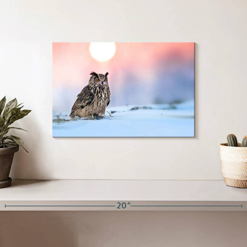 Brampt Enchanting Eagle Owl, 8" H x 12" W