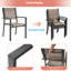 Vladko Rectangular 59.1'' L Outdoor Restaurant Dining Set-1404516194