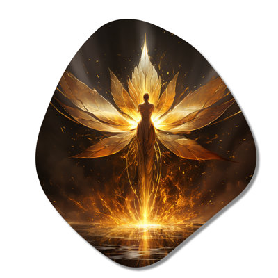 Quartes - Fashion Woman Nebula Shape Asymmetric Metal Wall Art