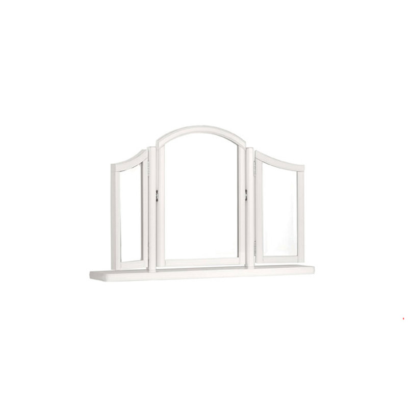Aaden Wood Flat Wall Mirror