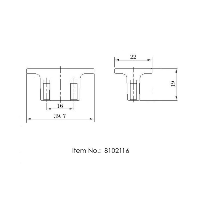 Boutons rectangulaire, Champagne champagne