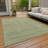 Machine Washable Indoor/Outdoor Claudian ACN1634 Wheat Rug-104235785