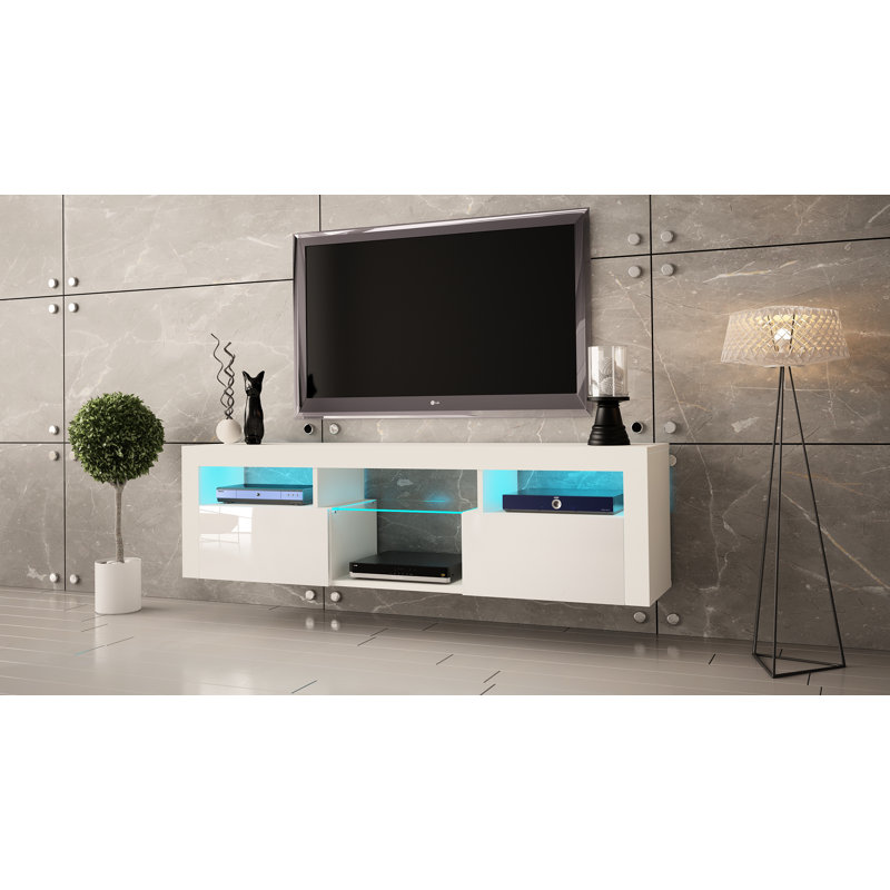Dado TV Stand for TVs up to 55", White