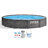 Steel Round Frame Set Pool 30'' H x 144'' W x 144'' L , with Pump Included