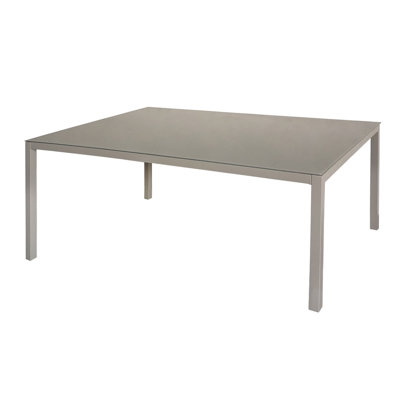 Coverty Rectangular Metal Outdoor Dining Table
