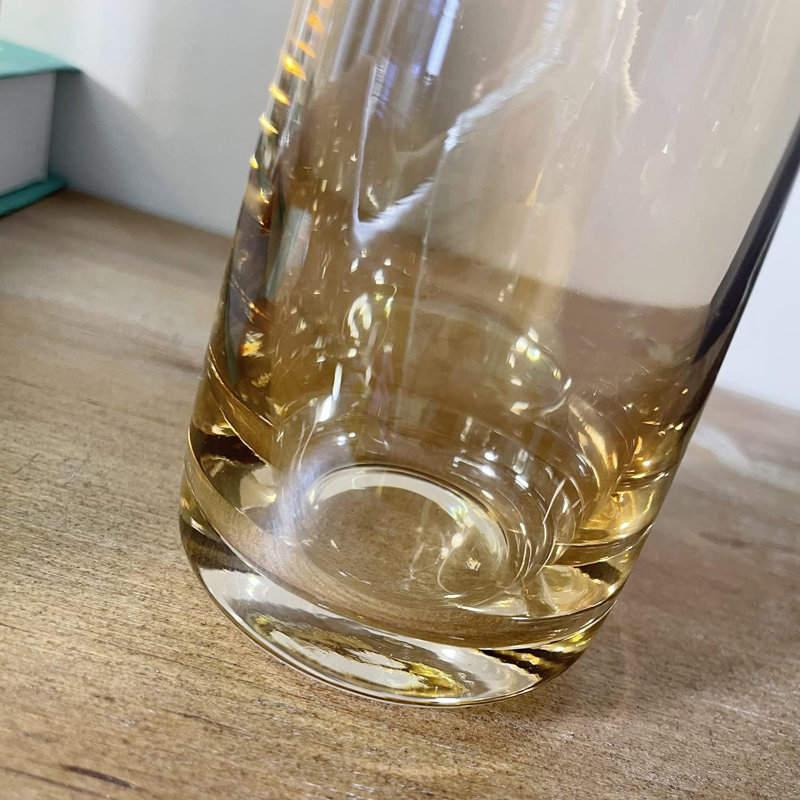 Vase de table en verre Despain, Amber