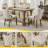 Set of 2 Velvet Dining Chairs with Hand-Tufted Trim, French-American Style Wingback Chair with Solid Wood Legs-1761720172
