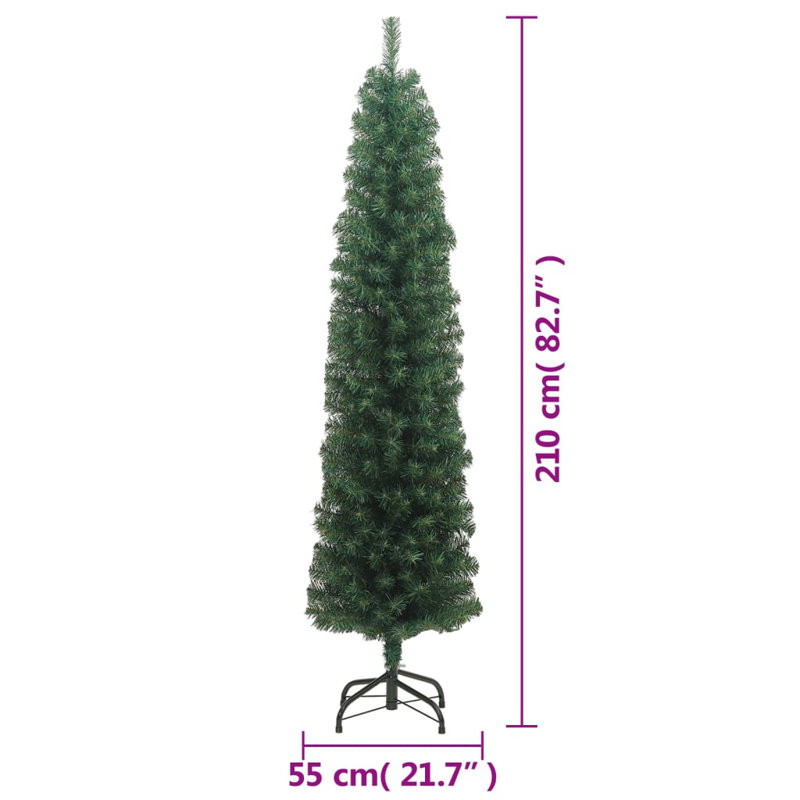 Artificial Pine Christmas Tree, 6.89ft H