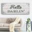 Hello Darlin, art textuel sur toile-94737481