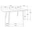 Natural Walnut Rectangular Dining Table