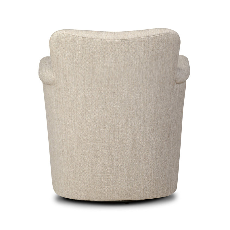 Camellia Swivel Chair, Alcala Wheat