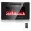 Recessed&Wall Mounted Electric Fireplace,750W/1500W,Remote Control With Timer, Adjustable Flame-1618736731