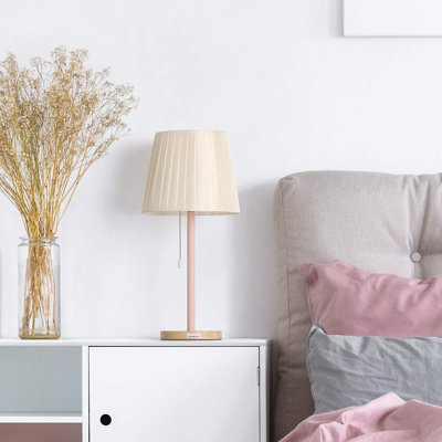 Lampe de table brune 20 po