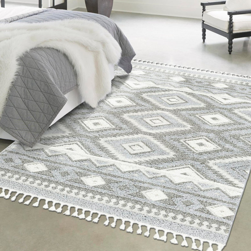 Jerris Geometric Indoor Rug, Rectangle 9' x 12'