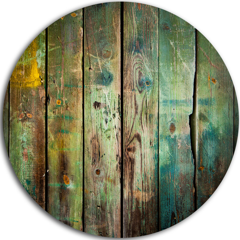 « old wood pattern », reproduction de photo sur métal, H 23 po x l 23 po x P 1 po