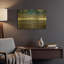 «Illuminated St Paul's Cathedral And Millennium Bridge I» par Mark A Paulda, art mural en métal doré, 24 po x 16 po-423831262