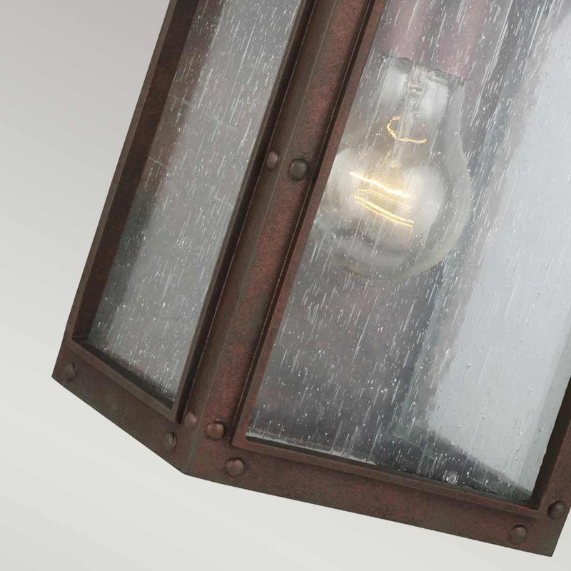 Browyn Black Outdoor Wall Lantern, 34.5cm H x 15cm W x 14.9cm D