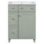 Meuble-lavabo de 24 pouces avec lavabo en céramique, deux tiroirs et une porte pour un rangement efficace et une conception élégante-2125351433