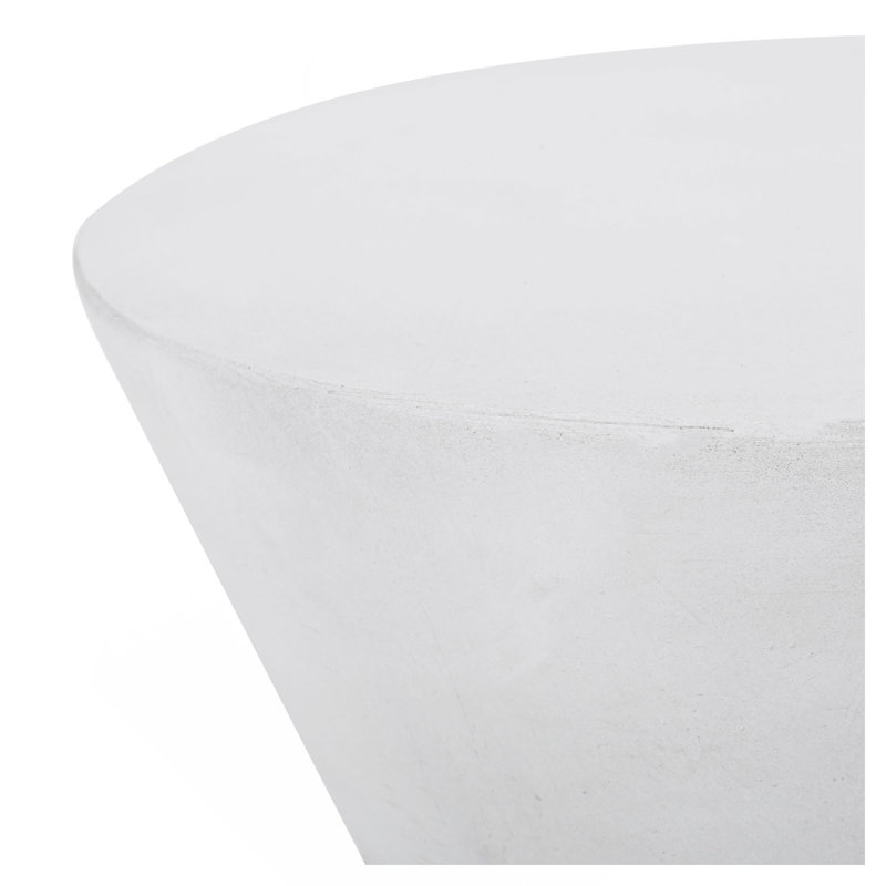 Outdoor Lightweight Concrete Side Table