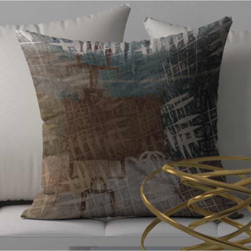 Housse de coussin carrée/insert, 20 po x 20 po