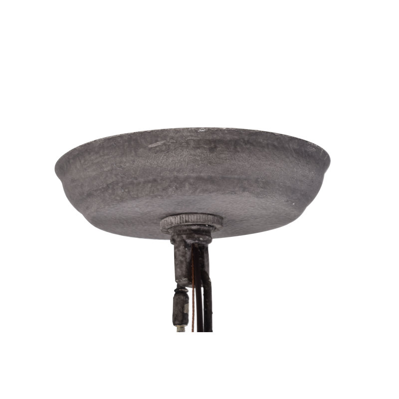 Lustre bol 3 lumières en ardoise