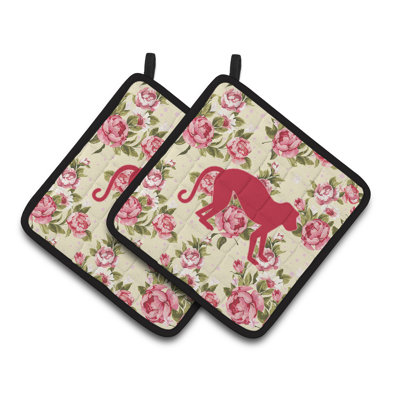 Zoomie Kids Kalel Floral Polyester Potholder