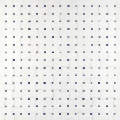 Loredana Weave 12 in. x 12 in. Polished Marble Mosaic Floor and Wall Tile