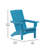 Barnason Commercial Grade All-Weather Adirondack Chair with Swiveling Cupholder-1434596224