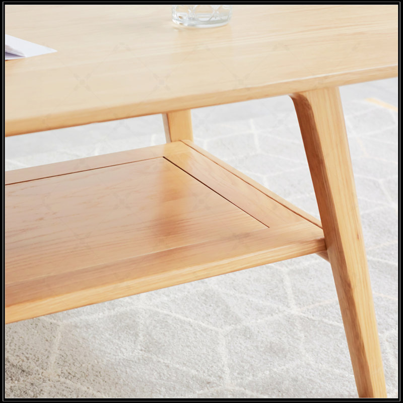 Centre de table Table basse 100% plateau en bois massif avec plateau et plateau de table basse Largeur 80 X Profondeur 50 X Hauteur 44 Cm Bureau d'étude Facile à assembler