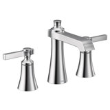 Moen Flara 2 Lever-Handle Widespread Bathroom Faucet Trim Kit, Valve Required