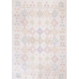 Antique Dhurrie Hallway Runner Cotton Ivory Rug